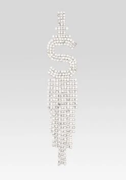 Alphabet Earring 41 Alphabet Earring -LUCY Clothing Shop Silver S ECOMM